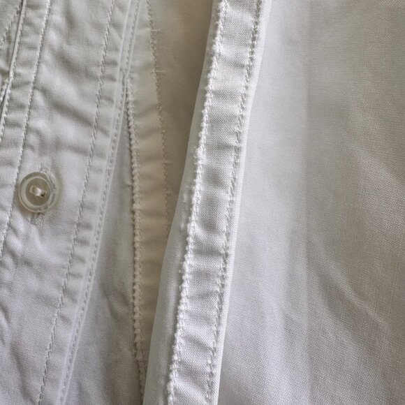 Vintage Louis Vuitton Women’s White Button-Down Shirt - Picture 12 of 16